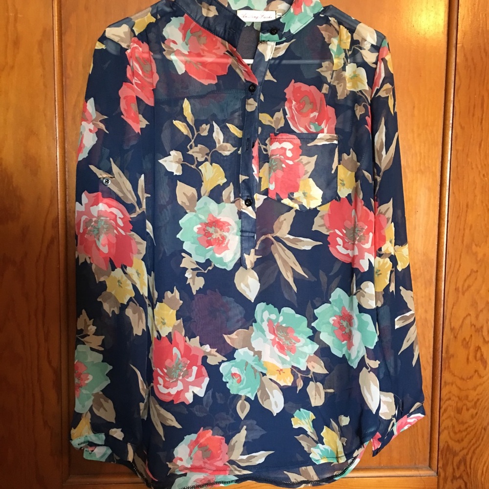 Floral tunic